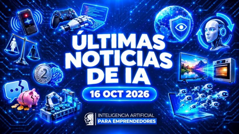 Miniatura del episodio: 16OCT 2026 | Últimas noticias de Inteligencia Artificial | Conversemos de IA